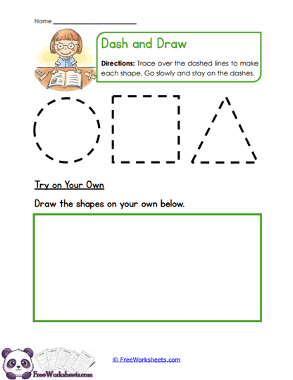 Shape Drawing Worksheet