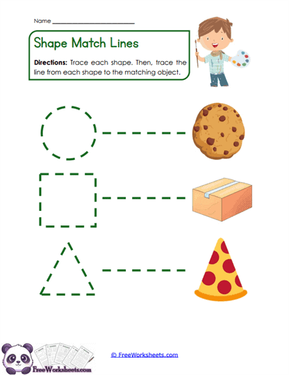 Shape Matches Worksheet