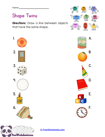 Shape Twins Worksheet