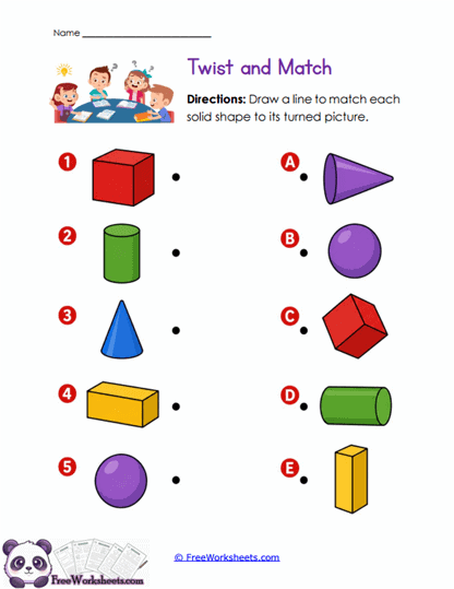 Shape Turns Worksheet