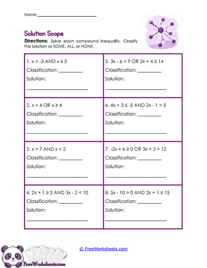 Solution Scope Worksheet