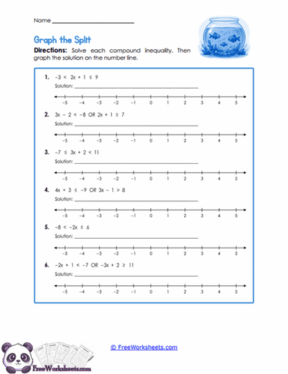 Split Graphs Worksheet
