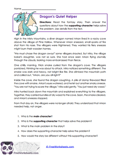 Helper Heroes Worksheet