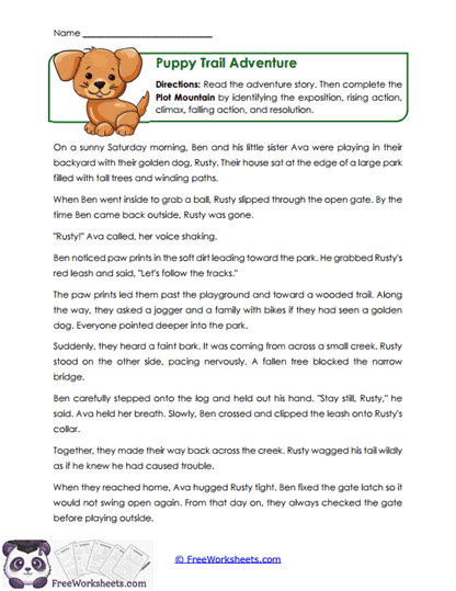 Plot Journey Worksheet