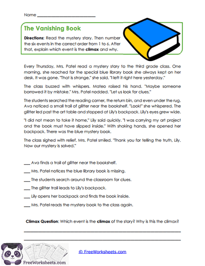 Mystery Sequence Worksheet