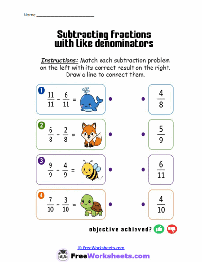 Animal Connections Worksheet