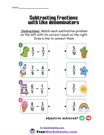 Number Connections Worksheet