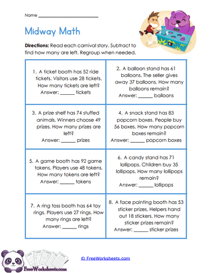 Carnival Takeaways Worksheet