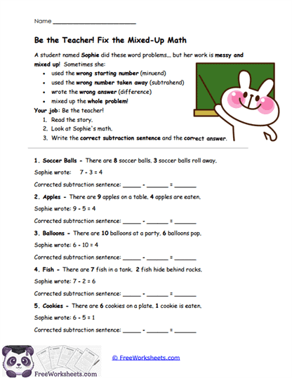 Solve & Draw Worksheet