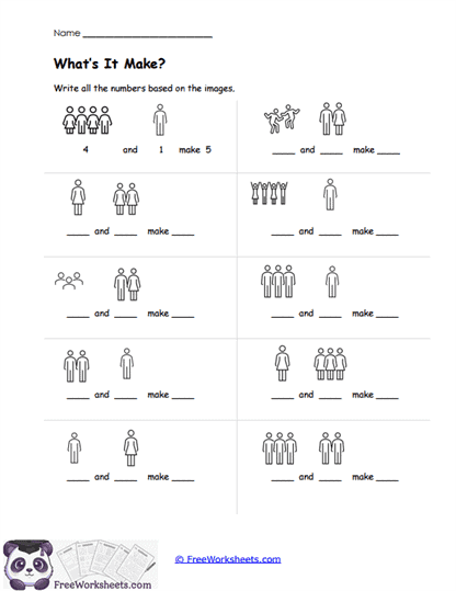 What's It Make? Worksheet