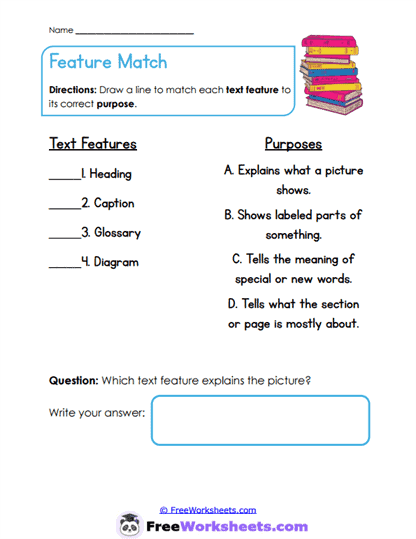 Cloud Headings Worksheet