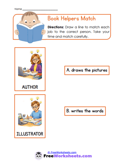Book Jobs Worksheet