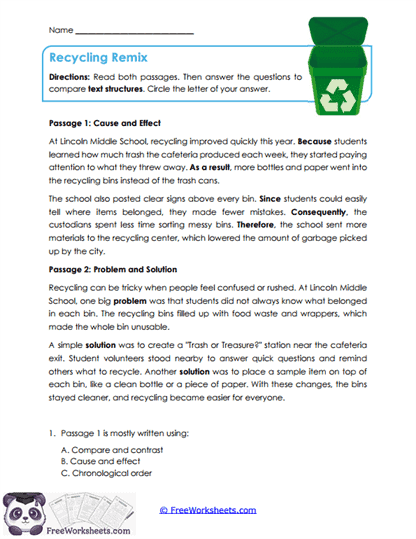 Structure Masters Worksheet