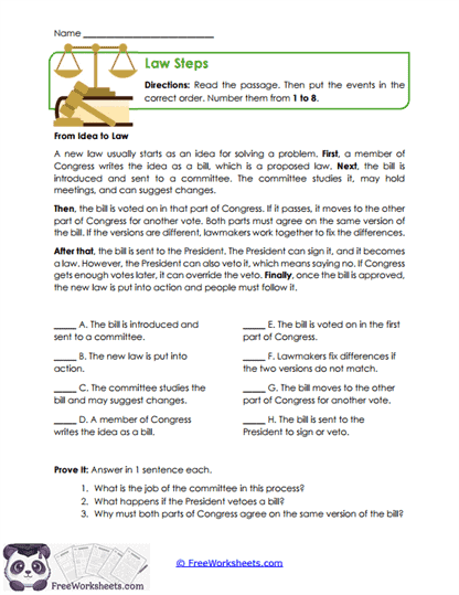 Purpose Patterns Worksheet