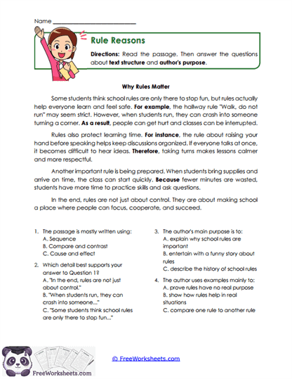 Structure Spotters Worksheet