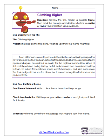 Unspoken Strength Worksheet