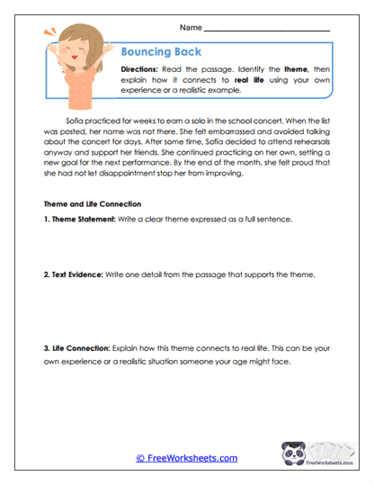 Turning Point Worksheet