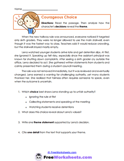Silent Pact Worksheet