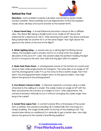 Media Angles Worksheet