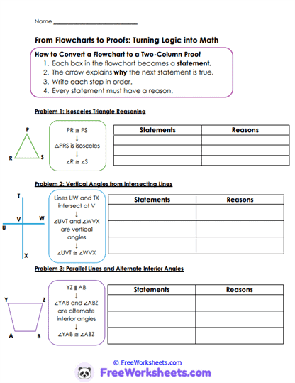 Logic Flow Worksheet