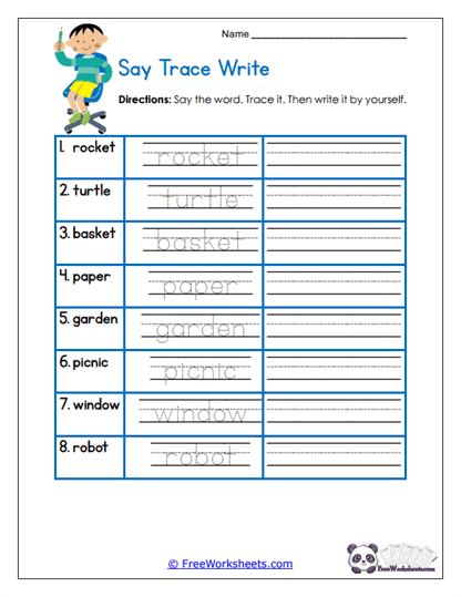Two syllable words 19