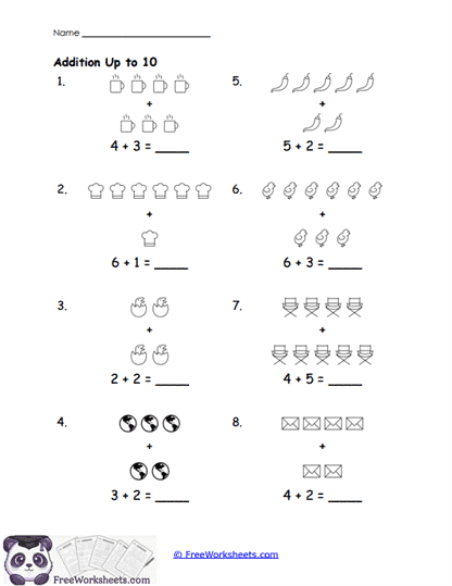 Picture Add Worksheet