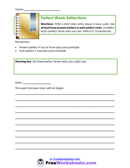 Perfect Reflections Worksheet