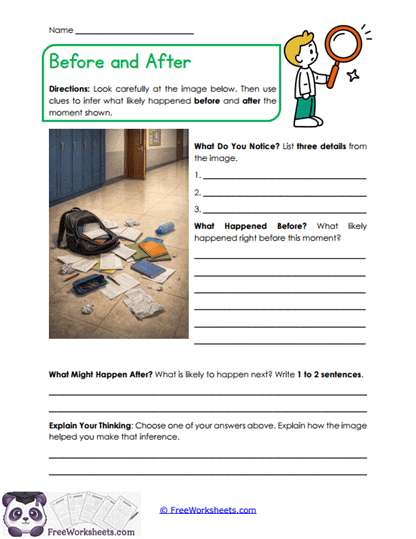 Event Inference Worksheet