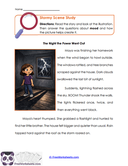 Mood Illustrations Worksheet
