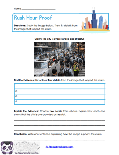 Crowd Evidence Worksheet