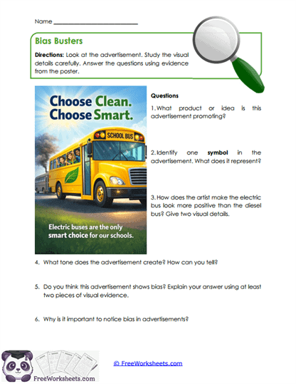 Bias Busters Worksheet