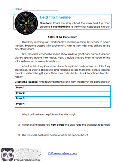 Timeline Builder Worksheet