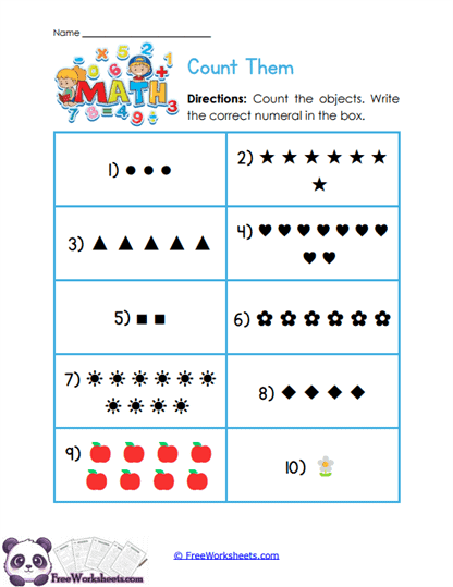 Count Records Worksheet